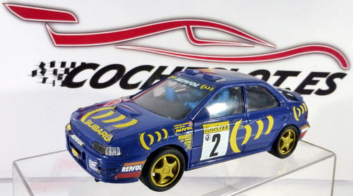Subaru “Impreza”	Decoración Lunas Azul	1994 REF. 8377	TYCO