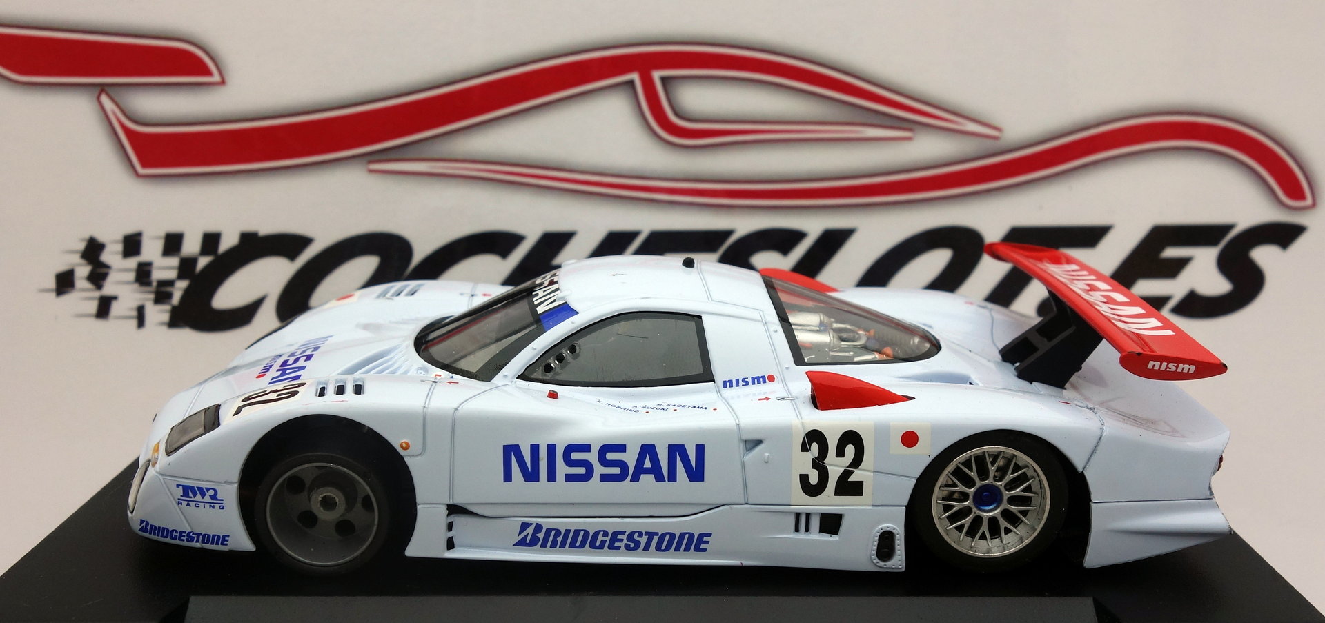 32 Nissan R390 GT1 Long Tail Le Mans 98 Pre-qualifying SICA14A 1/32 Slot.It Slot Cars No 