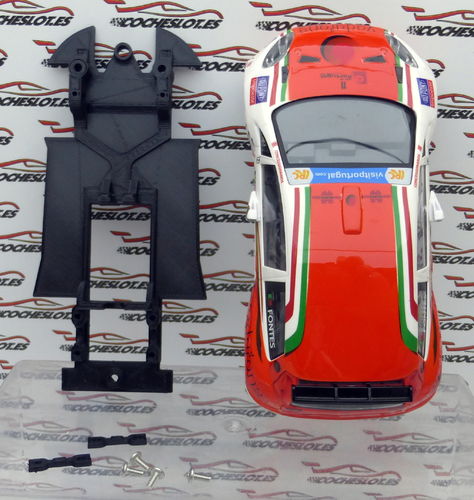 CARROCERIA FIAT PUNTO S2000 VODAFHONE FONTES Y CHASIS 3D FLYSLOT