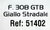 FERRARI 308 GTB AMARILLO GIALLO STRADALE REF.51402 AVANT SLOT