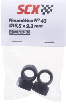 Neumático Nº 43 Ø18,5 x 9,3 mm Ref:U10336X400 SCX